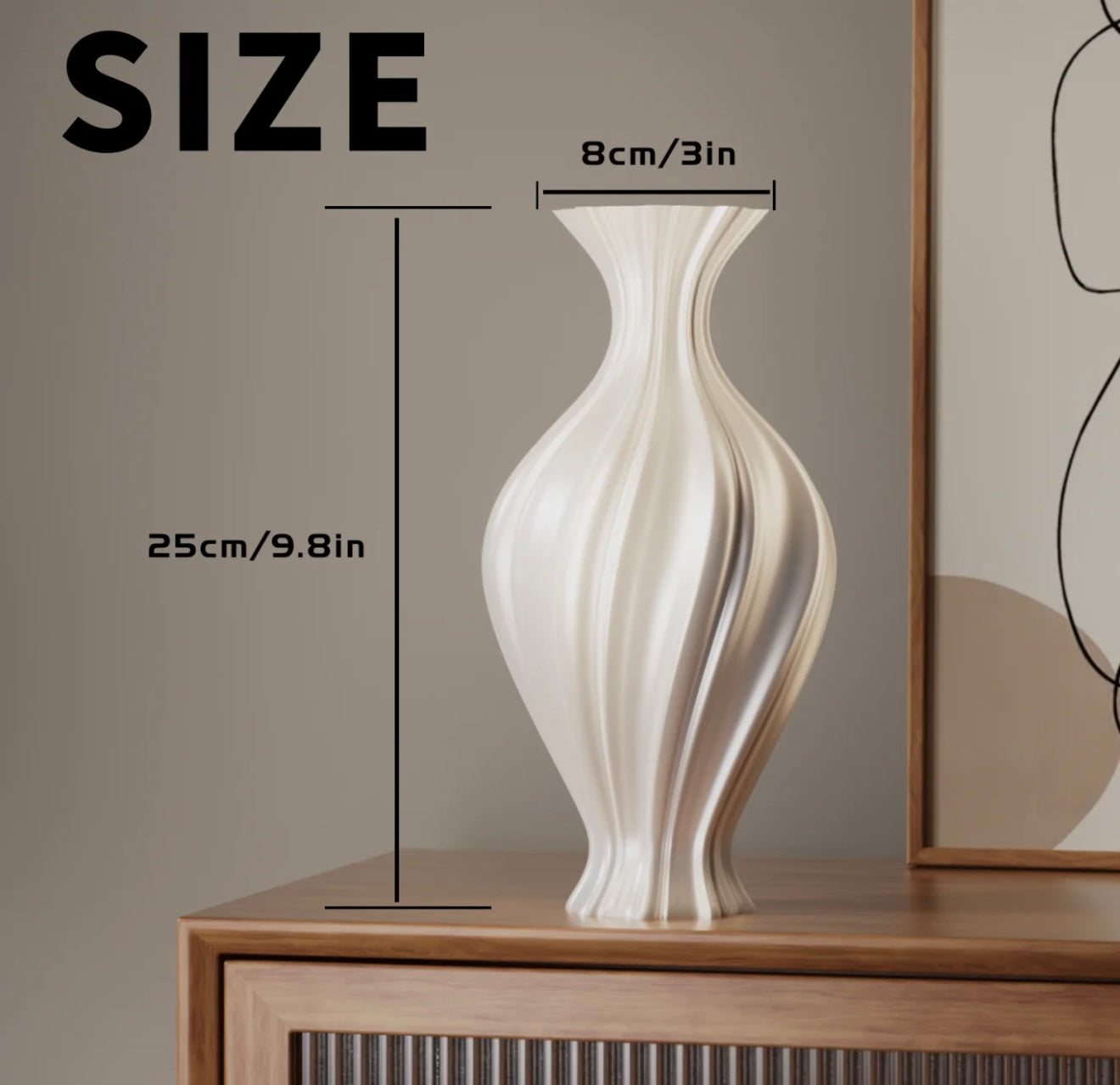 Ruffled Vase
